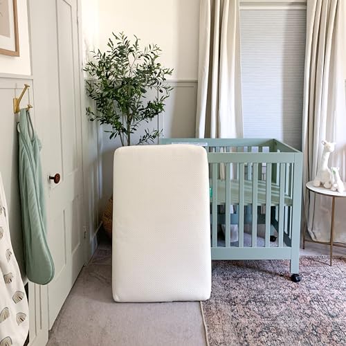 Newton Baby Mini Crib Mattress 24" x 38" - Ultra-Breathable Proven to Reduce Suffocation Risk, 100% Washable - Removable Cover Included, GREENGUARD Gold