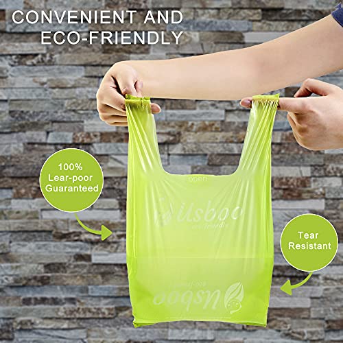 USBOO Baby Disposable Diaper Bags,300 Count Oxo-Biodegradable Diaper Sacks,Easy-Tie Handles,Diaper Disposal or Pet Waste Bags, Unscented