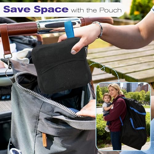 Car Seat Travel Bag for Airplane, Padded Gate Check Backpack Straps