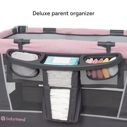 Baby Trend Simply Smart Nursery Center Playard, Dash Pink