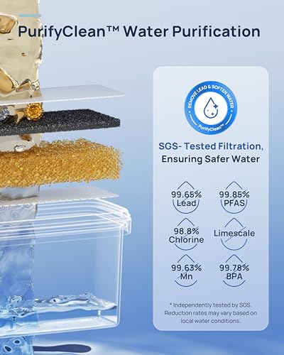 Papablic SafeguardPlus Baby Bottle Washer with Water Purification System, 8-Bottle Capacity, 5-in-1 Bottle Washer & Sterilizer & Dryer for Bottles, Pump Parts, Baby Essentials