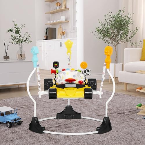 Dream On Me Champ Activity Center and Jumper in Yellow