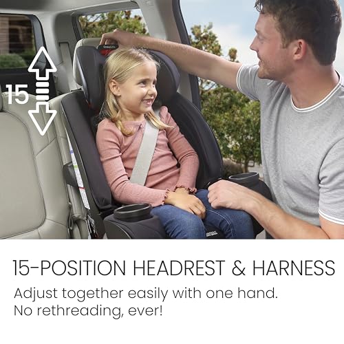 Britax One4Life All-in-One Car Seat, Up to 10 Years of Use, Rear Facing, Forward Facing, & Booster Modes, Extended Rear-Facing, ClickTight Installation & Breathable SafeWash Fabrics — Teak