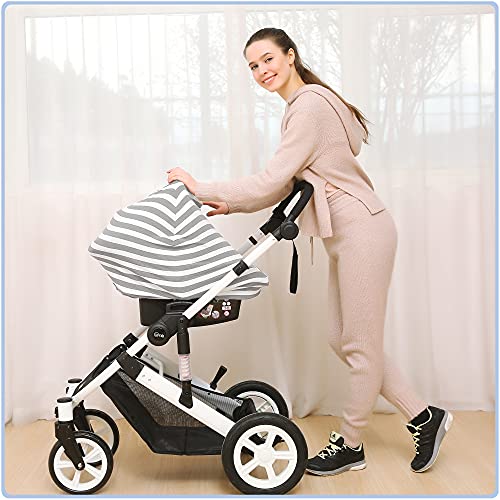 Car Seat Cover for Babies - Multi-use Carseat Canopy Cover, Car Seat Covers, Infant Boys and Girls Shower Gifts