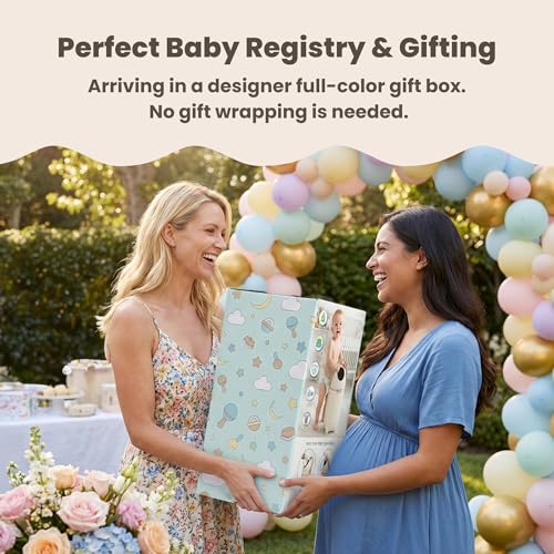 iTouchless Odor-Locking Diaper Pail - 2026 Award-Winning Ag+ Silver Ion Nursery Bin - Fits Any Bag, No Refills Needed - Includes 20 Leak-Proof Bags (Hold 300 Diapers) - Boho White Baby Registry Gift