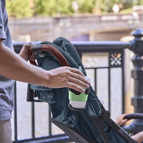 Ingenuity 3Dquickclose CS+ Compact Fold Stroller – Lightweight Stroller with Oversized Canopy, Extra-Large Storage and Compact Fold, Deep Ocean