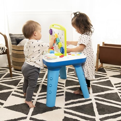 Baby Einstein Curiosity Table Activity Play Station, Montessori Floor Toy and Interactive Workbench, 12 Months and Up