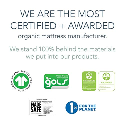Naturepedic Organic 2-Stage Baby Crib Mattress - Lightweight Infant & Toddler Bed - Ultra Breathable Waterproof Pad - Standard Size