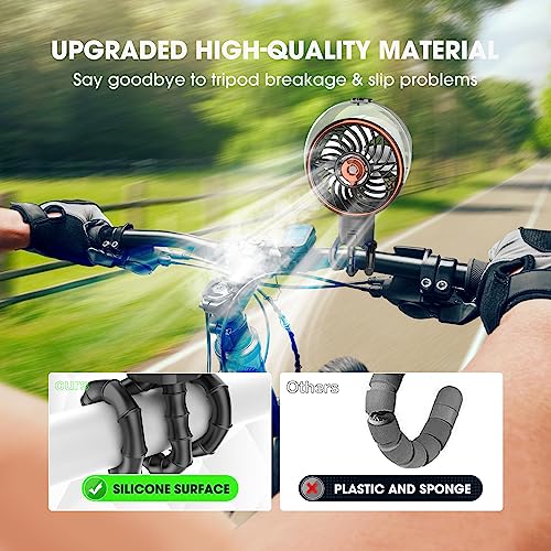 Ausic Misting Portable Stroller Fan, 100ml Mister Fan for Stroller, Safe Rechargeable Battery Baby Fans, Baby Essentials, Clip on Fans with Water Spray for Car Seat, Crib, Treadmill, Outdoor, Beach
