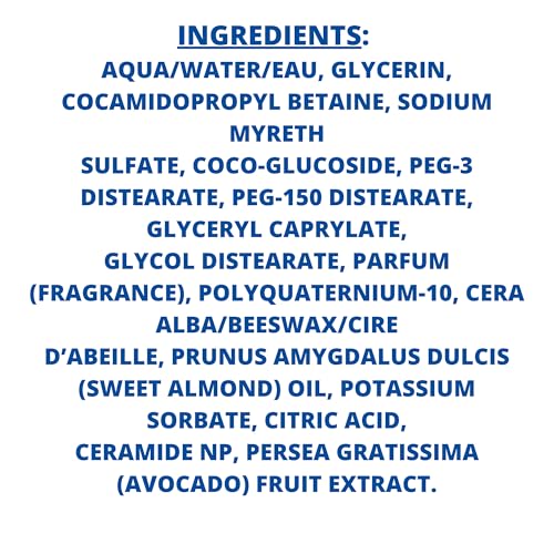 Mustela Baby Nourishing Cleansing Gel – Hair & Body Wash for Dry Skin - with Natural Avocado, Cold Cream & Beeswax - 10.14 fl. oz.