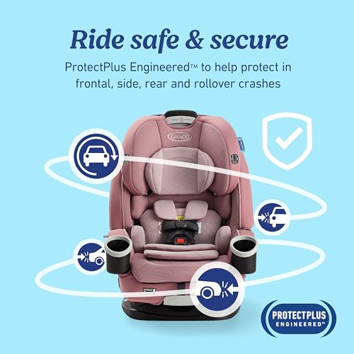 Graco® 4Ever DLX 4 in 1 Car Seat | Infant to Toddler Car Seat, Maven, Adaptable for 10 Years of Use, Size: 20x21.5x24 Inch
