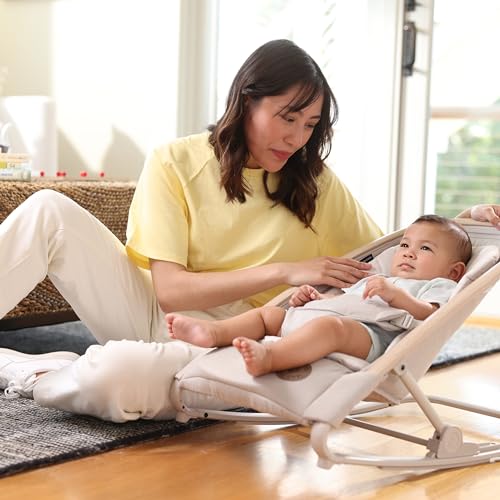 Maxi-Cosi Kori 2-in-1 Baby Bouncer Seat for Infants, Baby Rocker Chair, Portable Bouncer Chair, Classic Slate