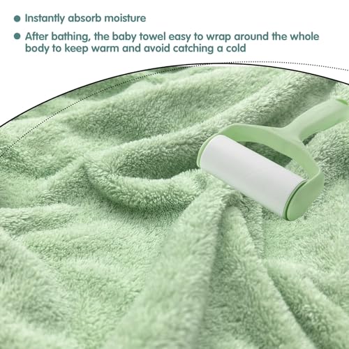 TMIELYBS Hooded Baby Towels, 4 Packs Premium Soft Baby Bath Towels with Hood for Babies, Toddler, Infant - Ultra Absorbent, Baby Stuff Shower as Best Gifts for Boys and Girls (4Pack)