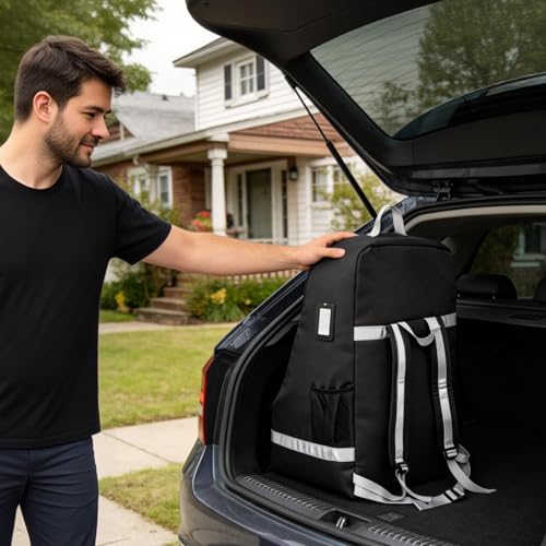 MEIJIAYOU Car Seat Travel Bag Compatible with Graco, Infant Car Seat Travel Bag for Airport, Padded Car Seat Carrier Bag for Airport Fits Graco Most Baby & Infant Car Seats for Airport Baby Travel
