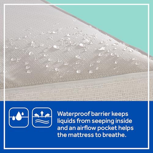 Sealy Baby 2 Stage Infant Crib Mattress Plus Toddler Bed Fit, Breathable, Cooling Foam Cotton Cover, Dual Firmness & Ultra-Lightweight, OptiCool