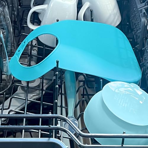 Chicco Easy Start Silicone Feeding Set | Dishes for Baby-Led Weaning | Suction Bowl | Adjustable Bib | Soft Spoon | BPA-Free | 3 Piece Set | 6m+ | Teal