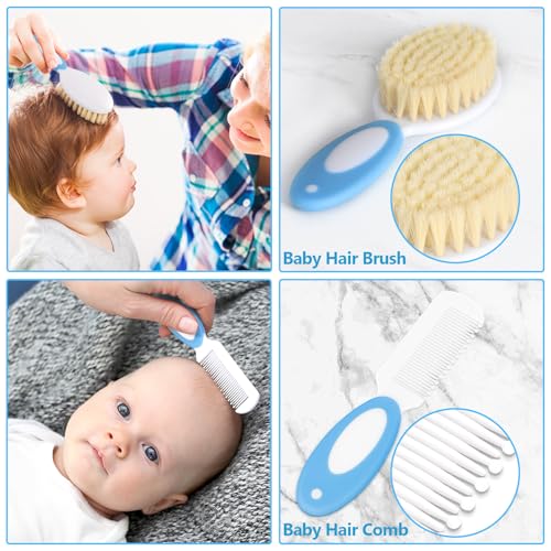 Baby Healthcare and Grooming Kit for Newborn Kids, 24PCS Upgraded Safety Baby Care Kit, Newborn Nursery Health Care Set, Baby Care Products