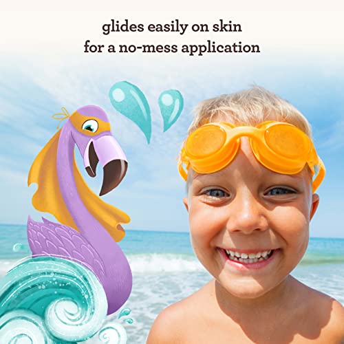 Aveeno Kids Continuous Protection Zinc Oxide Mineral Sunscreen Stick for Sensitive Skin, Face & Body Sunscreen Stick for Kids with Broad Spectrum SPF 50, Sweat- & Water-Resistant, 1.5 oz