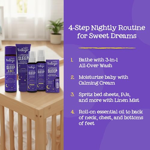 Oilogic Slumber & Sleep Bath Baby Essentials Gift Set - Baby Care Products