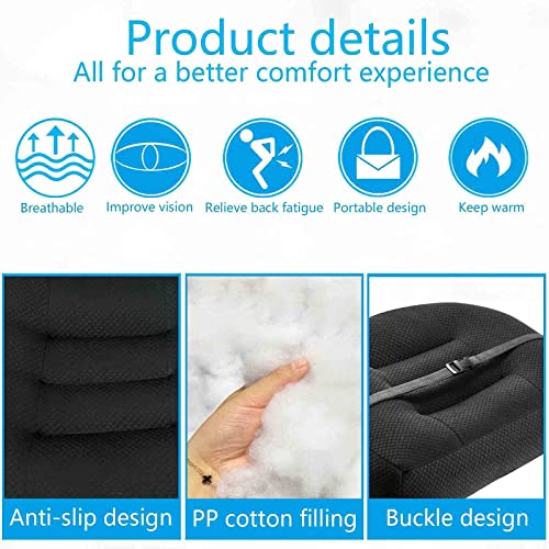 ZAVM Adult Booster Seat for Car, 17"*17",4" Thick Car Seat for Short Drivers, Butt Cushion for Office Chairs, Car Seat Cushions for Driving