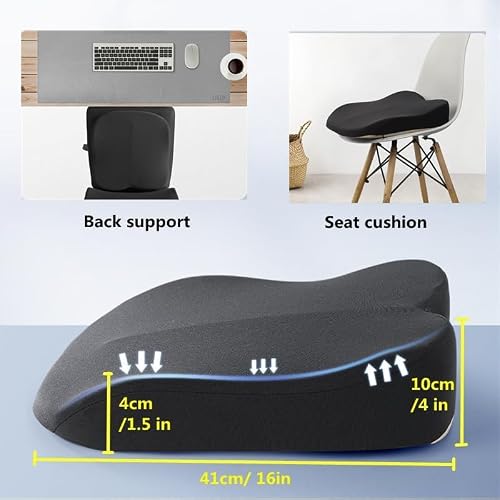 ZHUANXUA Adult Car Booster Seat Cushion, Car Seat Driver Height Boost Mat Memory Foam Car Seat Cushions Pad Improve Driving View Non-Slip 3D Office Chair Cushion Pressure Relief (Pink)