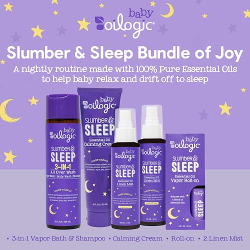 Oilogic Slumber & Sleep Bath Baby Essentials Gift Set - Baby Care Products