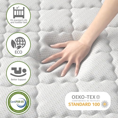 Moonlightfamily 5"x52"x27.5" Premium Baby Crib & Toddler Mattress