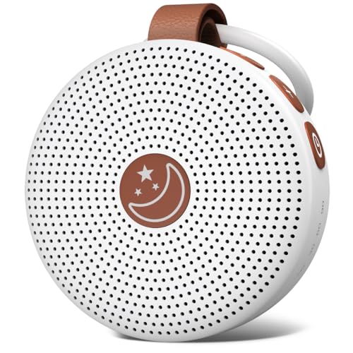 Portable Sound Machine Mini White Noise Machine Baby Shushing Brown Noise Machine with 30 Soothing Sounds for Kids Adults Dogs Auto-Off Timer 32 Volume Levels Sleep Machine for Home Office Privacy
