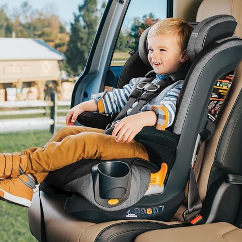 Chicco MyFit 2-in-1 Harness Booster Car Seat, 5-Point Harness Car Seat and High Back Booster, for Children 26.5-100 lbs., Haven/Purple
