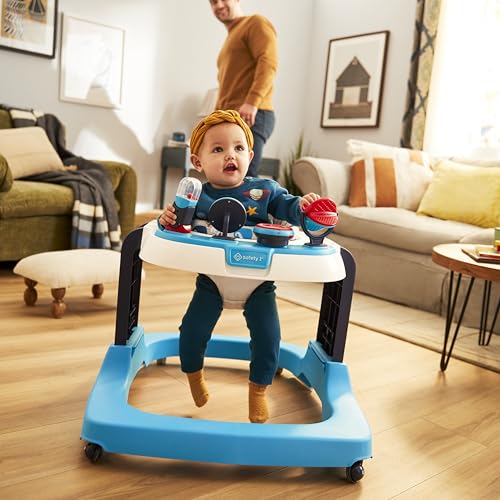 Safety 1st Ready, Set, Walk! DX Developmental Walker, Coral Geo