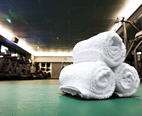 Utopia Towels 24 Pack Cotton Washcloths Set, 100% Ring Spun Cotton, Premium Quality Flannel Face Cloths, Highly Absorbent and Soft Feel Fingertip Towels, White