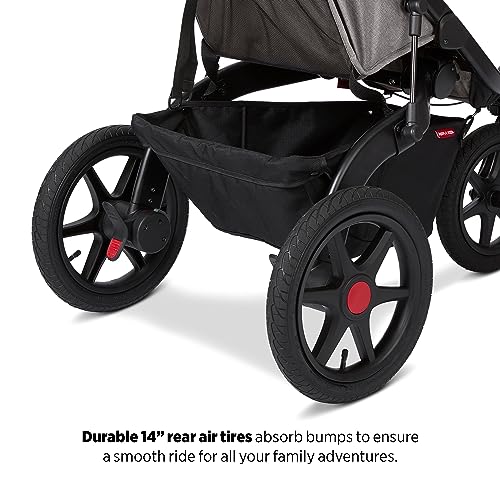 Jogging Stroller Radio Flyer Momentum Jogging Baby Stroller, Baby Essentials for Newborn, Toddler Travel, for Ages 6 Months - 5 Years