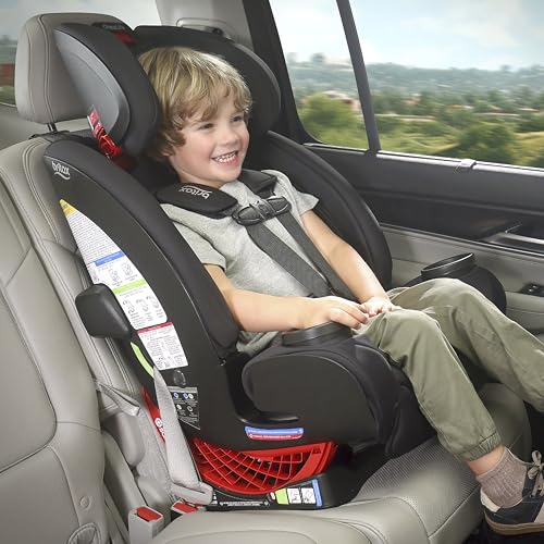 Britax One4Life All-in-One Car Seat, Up to 10 Years of Use, Rear Facing, Forward Facing, & Booster Modes, Extended Rear-Facing, ClickTight Installation & Breathable SafeWash Fabrics — Teak