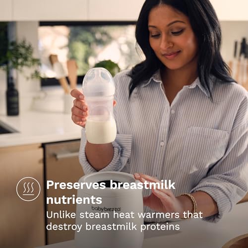 Baby Brezza AirSwirl Waterless Baby Bottle Warmer - Hospital-Grade Safe Warming for Breastmilk + Formula - No Hot Spots, No Water - Works with Nearly All Bottles