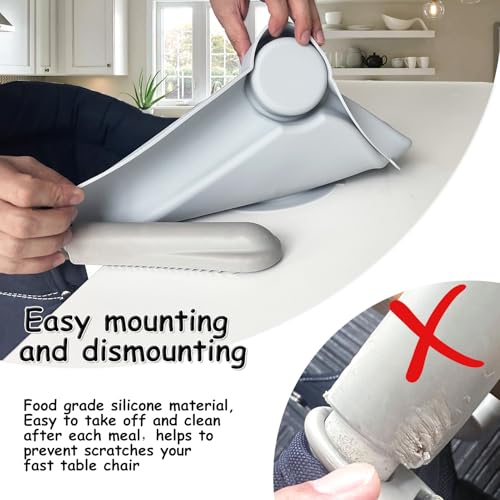 Silicone Baby Dining Tray Compatible with in-gl-esina Fast Table Chair for Chi-cco Fastlock Hook-on Chair Upgrade Suction Cup Design Fills The Gap Between The Tray and The Counter