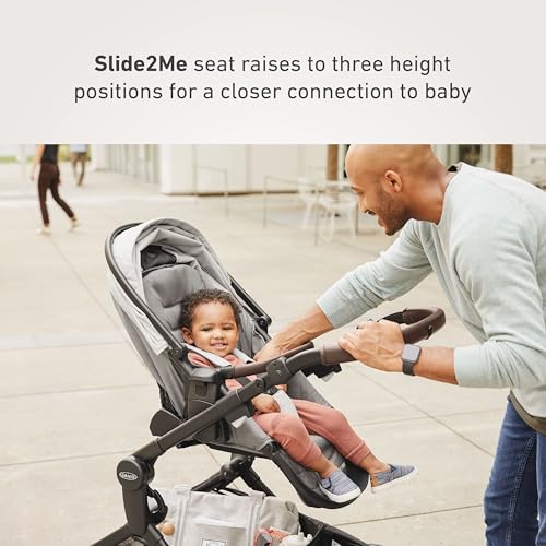 Graco Premier Modes Nest Travel System, 3-in1 Modular Carseat Stroller Combo, Pramette, Toddler Stroller, Includes Premier SnugRide SnugFit 35 LX Infant Car Seat, Midtown