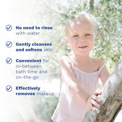 Mustela Certified Organic Micellar Cleansing Water -No-Rinse Natural Water Cleanser w/Olive Oil & Aloe Vera - For Baby, Kid & Adult - Fragrance Free, EWG Verified & Vegan -13.5 oz-Packaging may vary