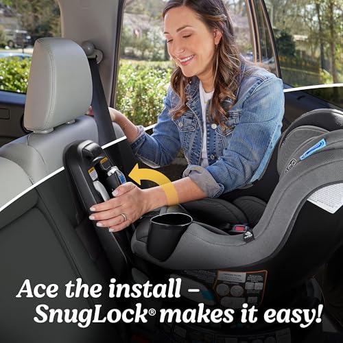 Graco EasyTurn 360 2-in-1 Rotating Convertible Car Seat, 360 Degree Rotating Infant to Toddler Rotating Car Seat, 2 Modes Rear and Forward Facing, Slim Design, Cyran