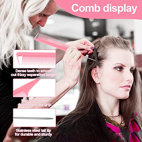 SWEET VIEW 3Pcs Slick Back Hair Brush