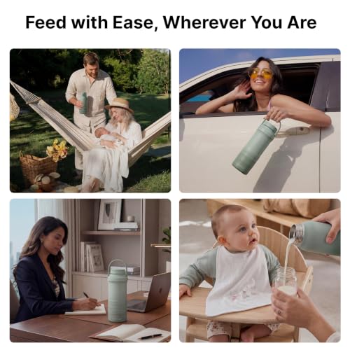 Momcozy Portable Bottle Warmer & Breastmilk Cooler Set On-the-Go Essentials