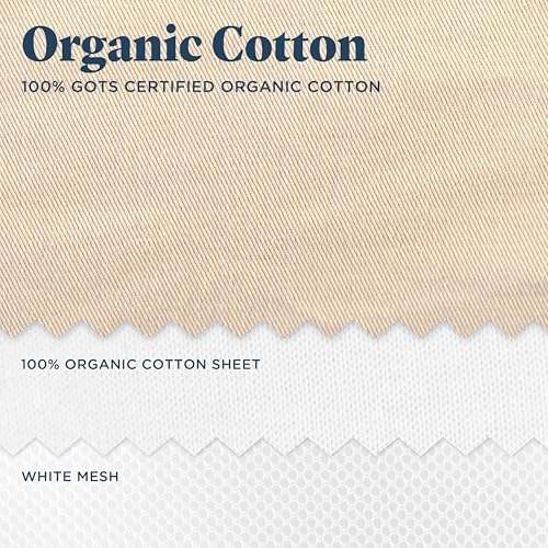 Baby Delight Beside Me Dreamer Bassinet | Bedside Sleeper & Baby Bassinet | 6-Position Height Adjustment | Organic Oat