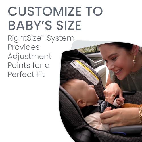 Britax Willow Grove SC Travel System, Infant Car Seat Stroller Combo with Willow SC Infant Car Seat, Alpine Base, and Grove Stroller; ClickTight Technology, SafeWash & StayClean Fabrics — Pindot Onyx