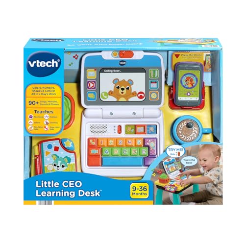 VTech Little CEO Learning Desk Toddler Activity Center, White