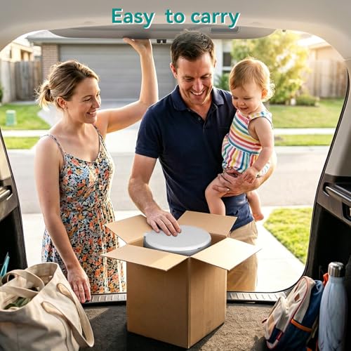 13L Odor Lock Diaper Pail, Baby Diaper Bin with Double Odor Lock & 177 in Refill Bag Roll & Sealed Lid, Compact Nursery Trash Can Portable Diaper Disposal Pail for Baby Room Home Travel (Grey)
