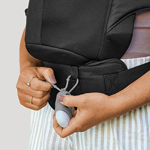 Chicco SnugSupport 4-in-1 Infant Carrier, Front and Back Carry Positions, Infant Backpack, Baby Carrier Newborn to Toddler, for Infants 7.5-33 lbs., Black/Black