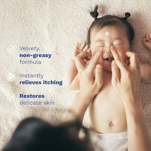 Mustela Stelatopia Eczema-Prone Skin Emollient Baby Face Cream - Face Moisturizer with Natural Avocado & Sunflower Oil - Fragrance-Free - 1.35 fl. oz.