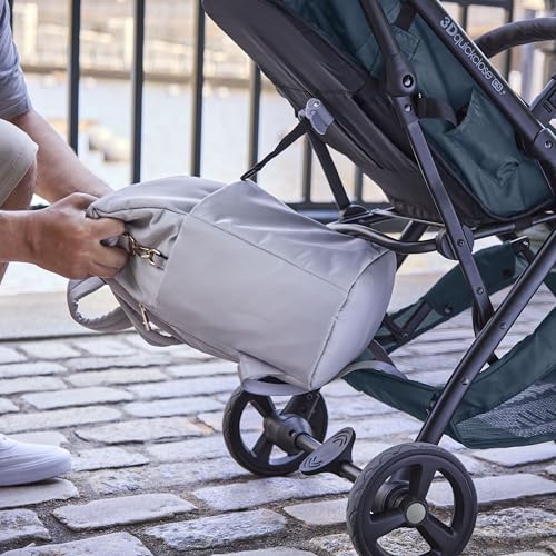 Ingenuity 3Dquickclose CS+ Compact Fold Stroller – Lightweight Stroller with Oversized Canopy, Extra-Large Storage and Compact Fold, Deep Ocean