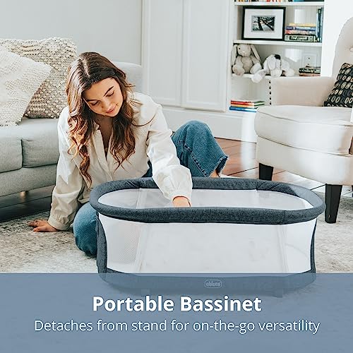 Chicco LullaGlide 3-in-1 Bassinet, Stationary, Gliding, Portable