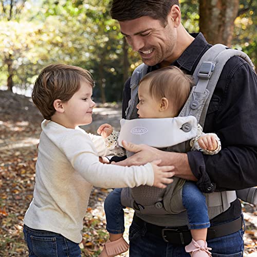 Graco® Cradle Me 4 in 1 Baby Carrier | Includes Newborn Mode with No Insert Needed Black Onyx