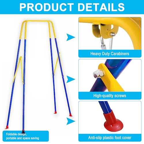 Toddler Swing, 3-in-1 Swing Sets for Backyard, Baby Swing Outdoor/Indoor, Toddler Swing Set Suitable for Children 6 Months and Older